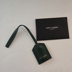 Saint Laurent Green Bag Tag